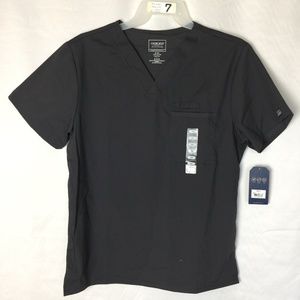 CHEROKEE TOP SCRUB GRAY  MEN'S LARGE